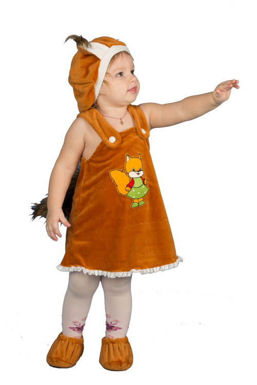Карнавальный костюм "Белочка Кроха" детский
