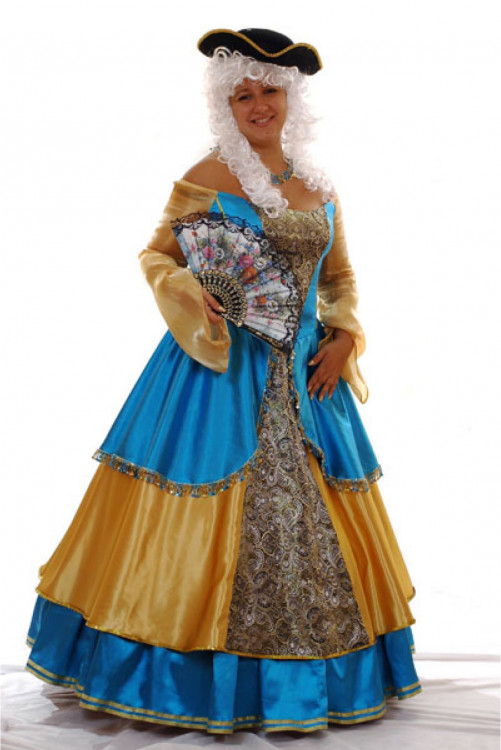 Карнавальный исторический костюм "Императрица" взрослый